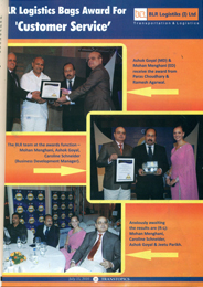 BLR logistiks bags award